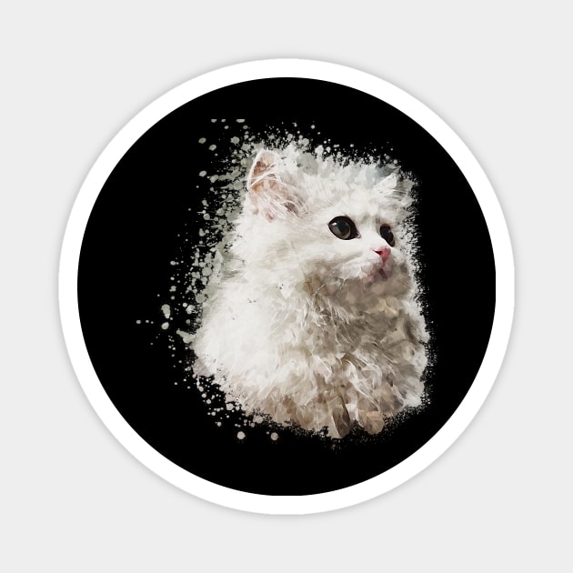 Persian cat Magnet by Ginstore